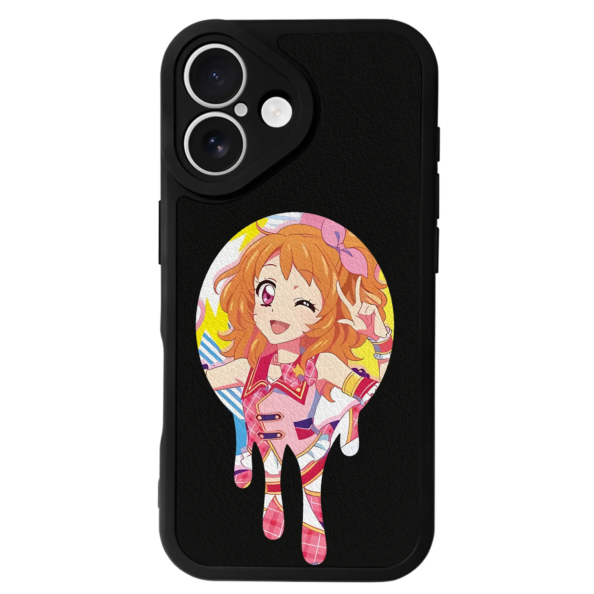 アイカツ グッズ 大空 あかり - IPhone 16シリーズ対応 ・ シリコンスマホケース ・ レザー調 ・ 高精度フィット ・ 耐衝撃 ・ ワイヤレス充電対応 ・ 精密カット